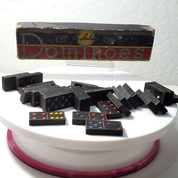 Halsam Dominoes Mid 20th Century 1940-1969 ~Vintage~ - Picture 6 of 6
